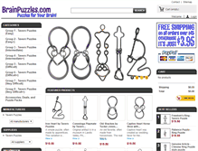 Tablet Screenshot of brainpuzzles.com